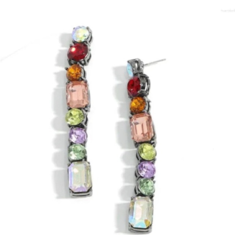 ZARA - LONG MULTICOLOUR EARRINGS